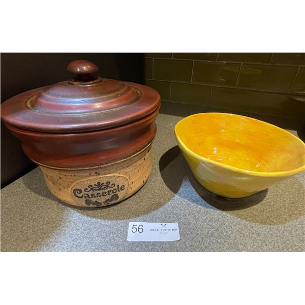 Casserole Pottery & Bowl