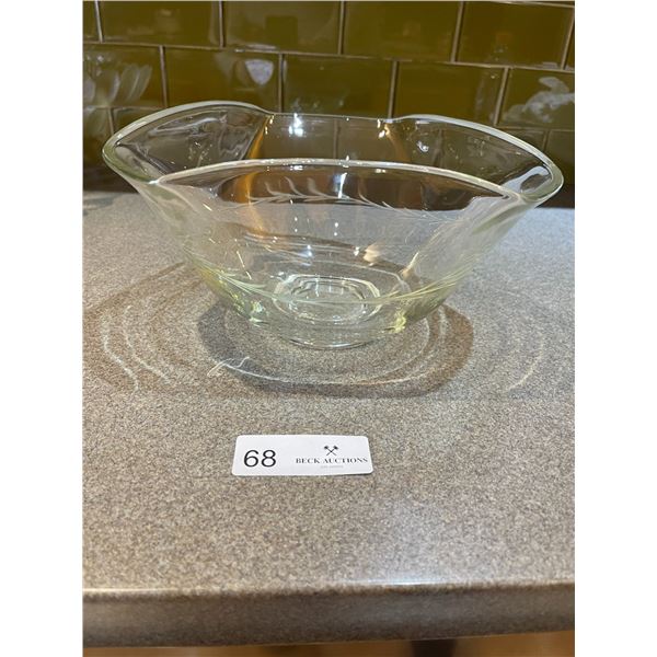 Glass Salad Bowl 10"