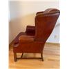 Image 2 : Burgundy Leather Chair 43T x 33W x 25D