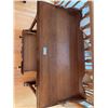 Image 2 : Vilas Walnut Hallway Desk WIth Bookshelf Underneath 34H x 30L x 20D