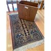Image 1 : Oak Garbage Can & Small Rug 35 x 23