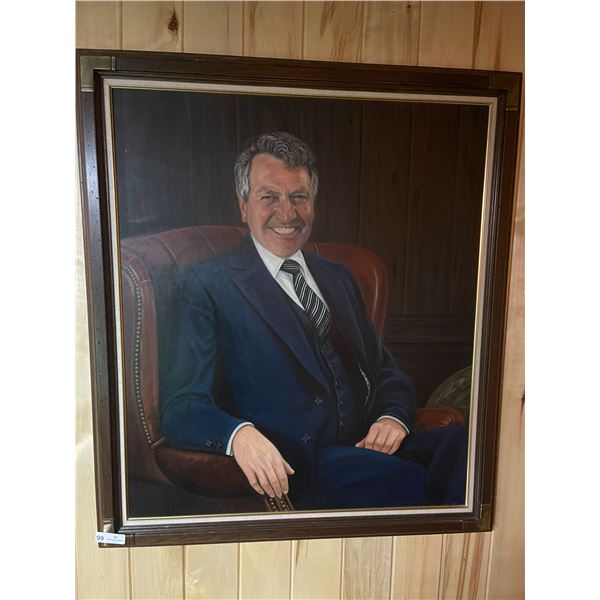 Distinguished Gentleman Painting Nice Frame 44 x 38