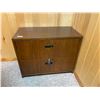 Image 1 : Walnut Filing Cabinet 28H x 36L x 19D