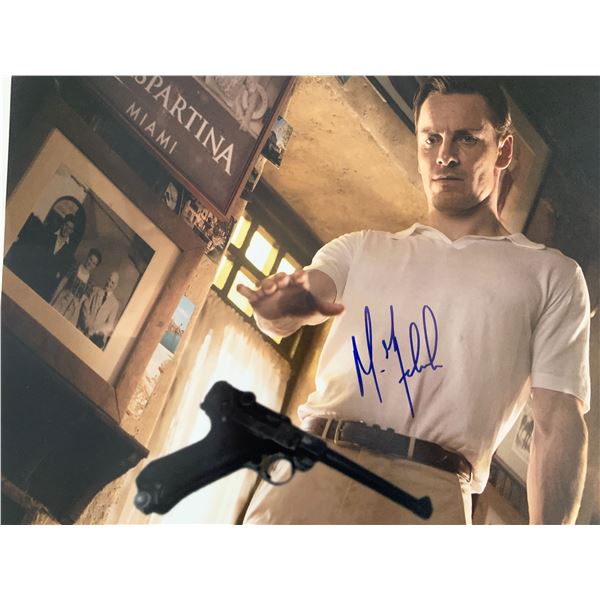 Michael Fassbender Signed X-Men Photo