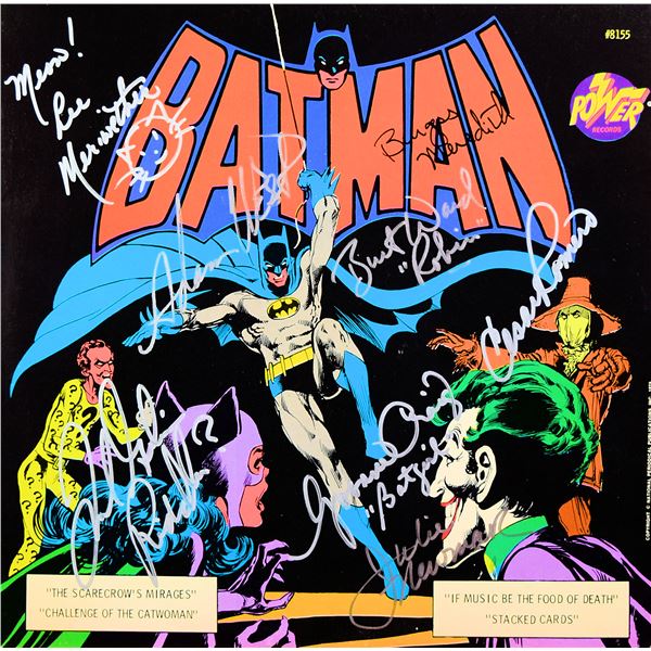 Batman signed soundtrack album