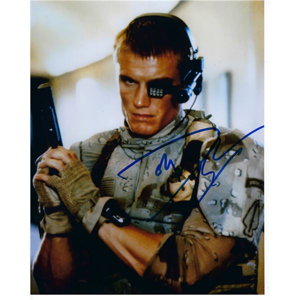 Universal Soldier Dolph Lundgren signed photo