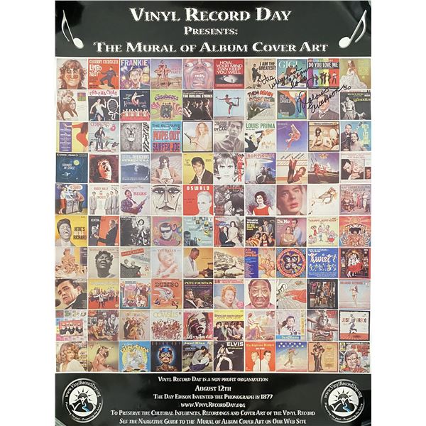 Dolores Erickson Vinyl Records Day signed poster