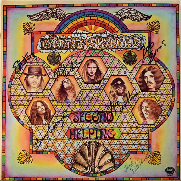 Lynyrd Skynyrd signed Second Helping album