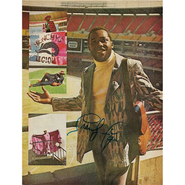 John "Frenchy" Fuqua signed magazine photo