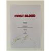 Image 1 : Sylvester Stallone signed First Blood script cover