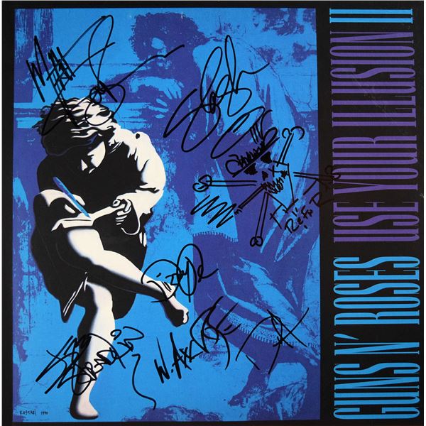 Guns N' Roses signed Use Your Illusion II album