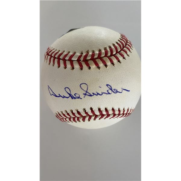 LA Dodger Duke Snider signed baseball