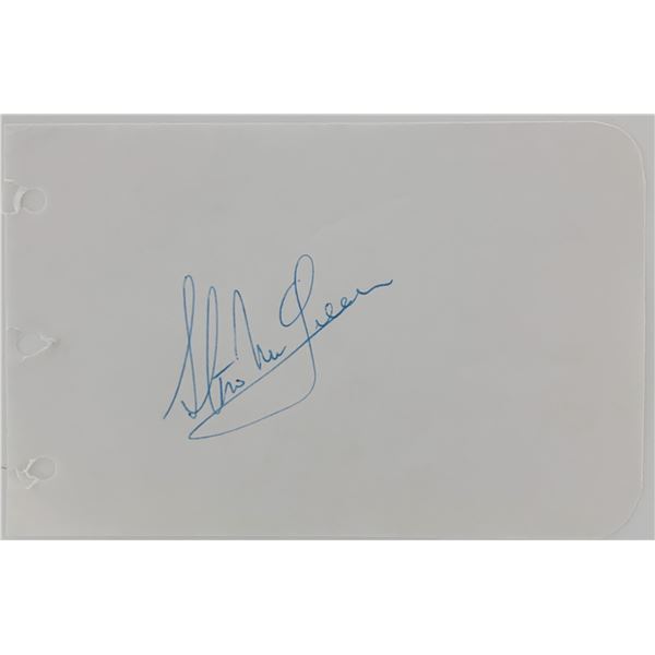 Steve McQueen original signature