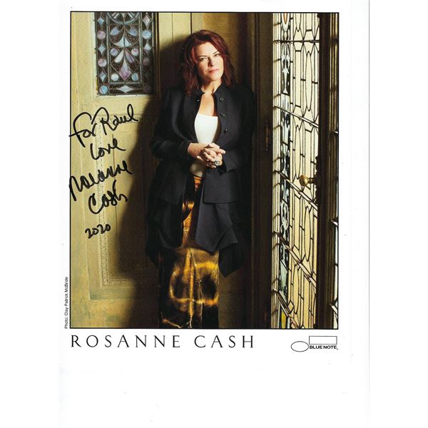 Rosanne Cash signed photo