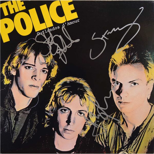 The Police signed Outlandos dÕAmour album