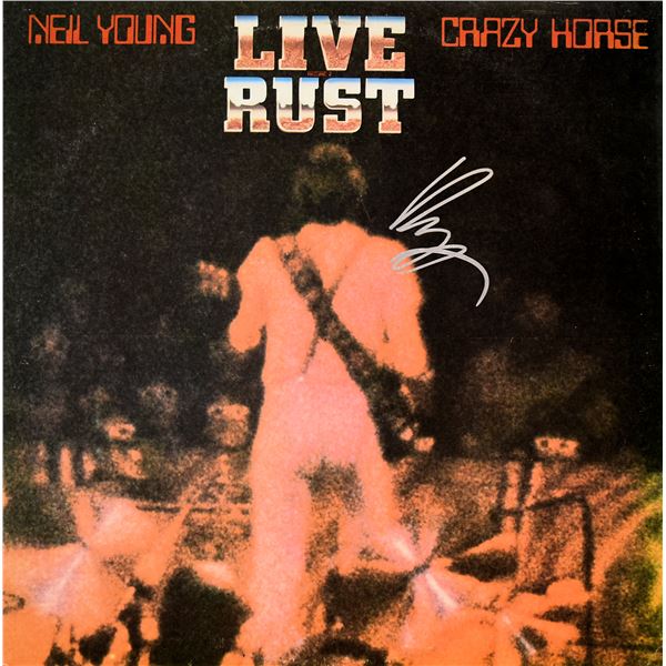 Neil Young signed Live Rust album