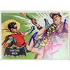 Image 1 : Burt Ward Robin 1966 signed trading card.