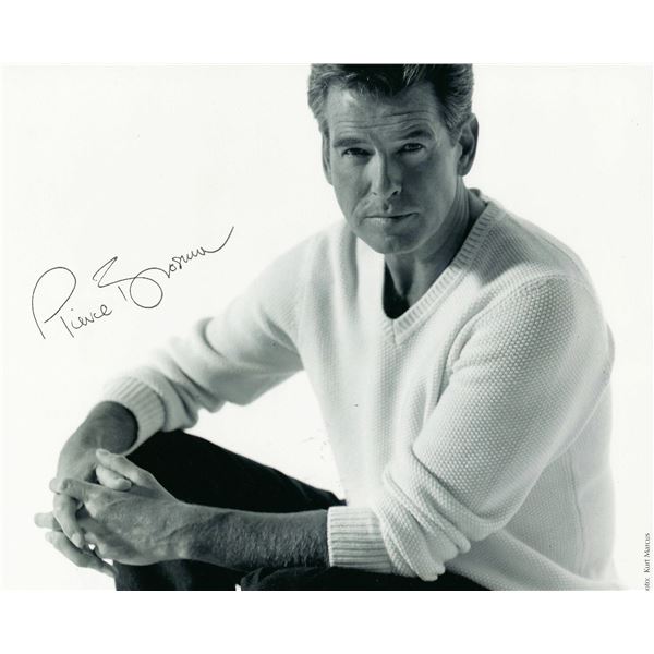 James Bond Pierce Brosnan signed photo