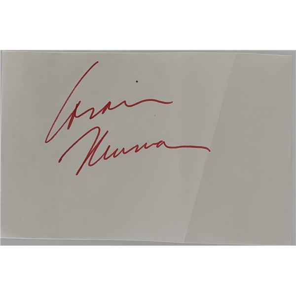 Saturday Night Live Comedian Andy Kaufman signature cut