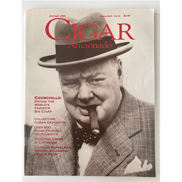 Cigar Aficionado Winston Churchill  edition- 1993