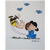 Image 1 : Charles Schulz Charlie Brown & Lucy original signed drawing