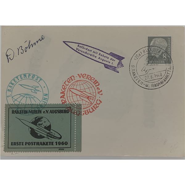 Astronaut Jack Lousma signed first day cover