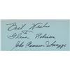 Image 1 : John Cameron Swayze signed note