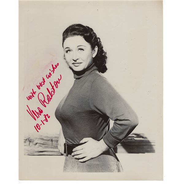 Vera Ralston Signed Photo