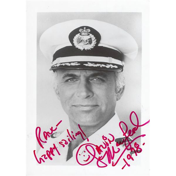 The Love Boat Gavin MacLeod signed photo