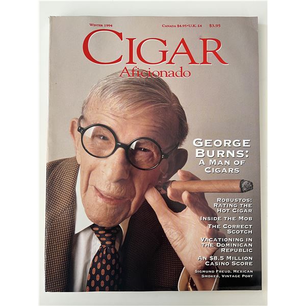 Cigar Aficionado George Burns  1994 edition