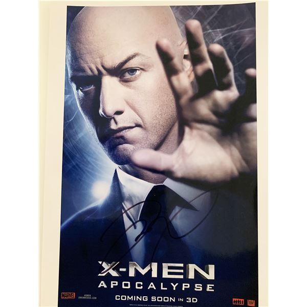 X-Men: Apocalypse James McAvoy Signed Movie Poster