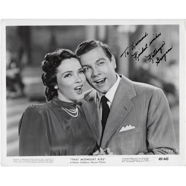 Kathryn Grayson Signed Photo