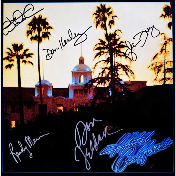 Eagles Hotel California signed album