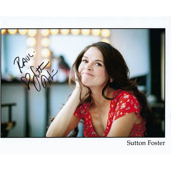 Sutton Foster signed photo