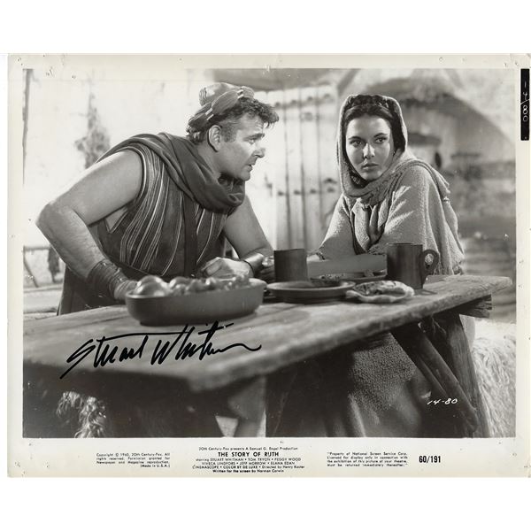 Stuart Whitman Signed Photo