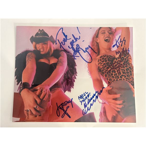 Rock band Nashville Pussy signed photo