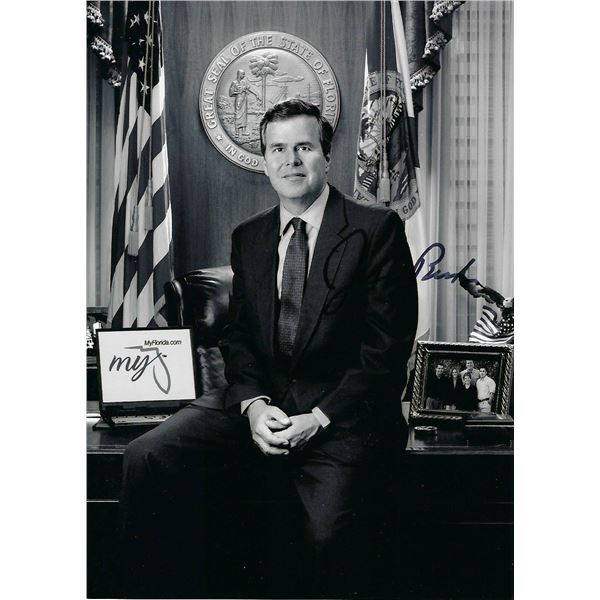 Jeb Bush signed photo