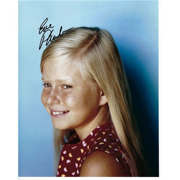 The Brady Bunch Eve Plumb signed photo