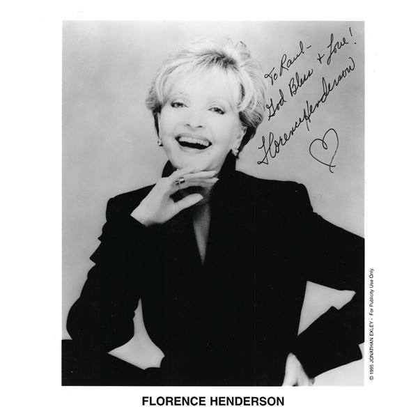 Florence Henderson signed photo