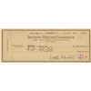 Image 1 : Walter Winchell signed check