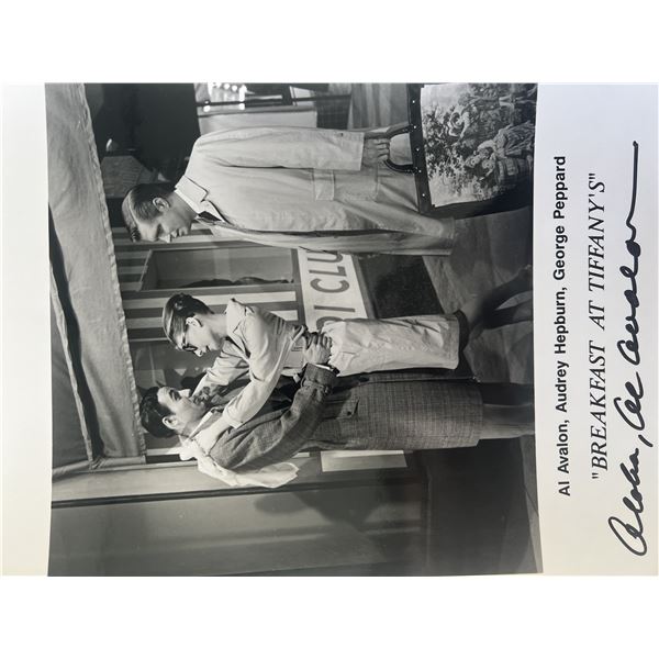 Breakfast At Tiffany's Al Avalon signed photo