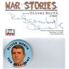 Image 1 : Oliver North signed Fox News card and button