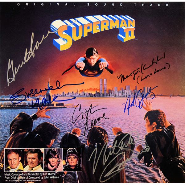 Superman II signed soundtrack album