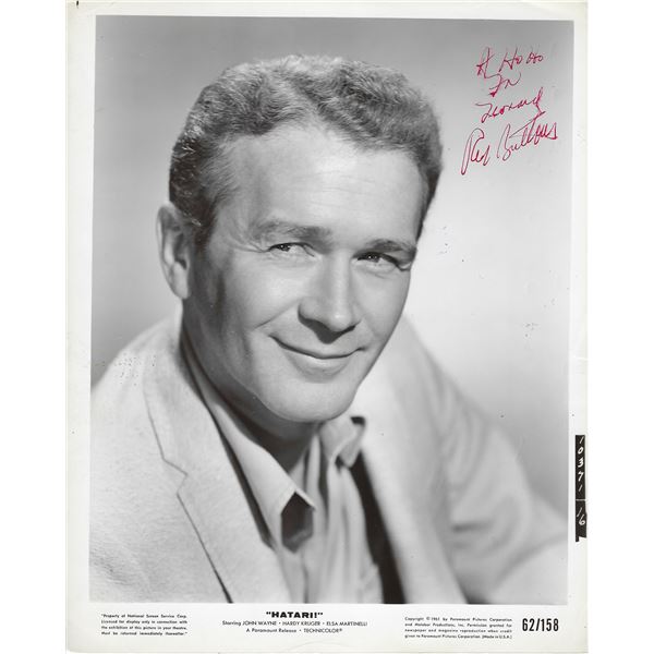 Red Buttons Signed Photo