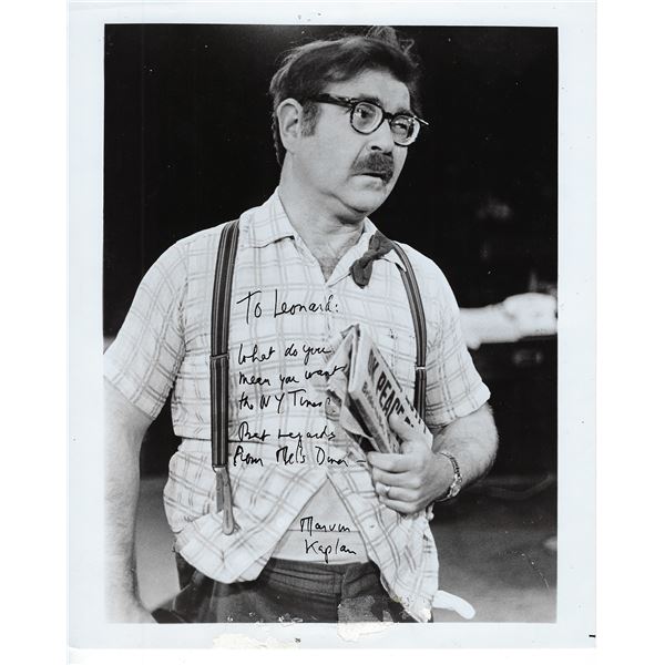 Marvin Kaplan Signed Photo