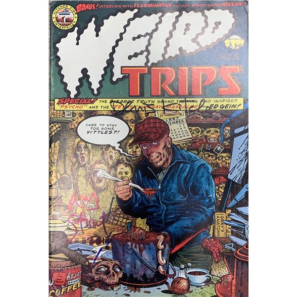 Weird Trips signed comic book