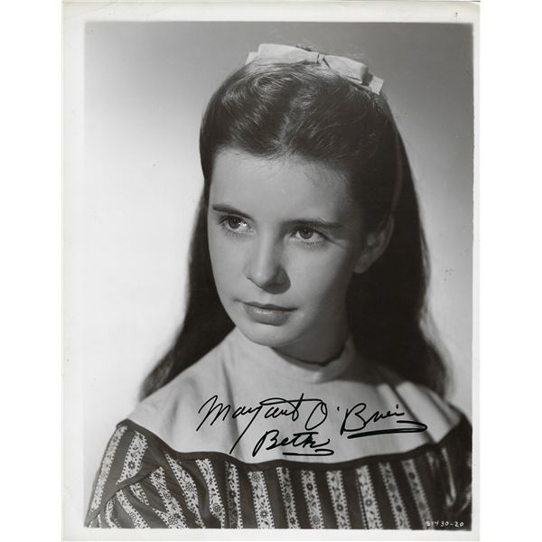 Margaret O'Brien Signed Photo