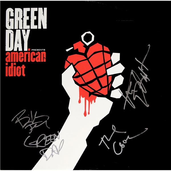 Green Day American Idiot signed album