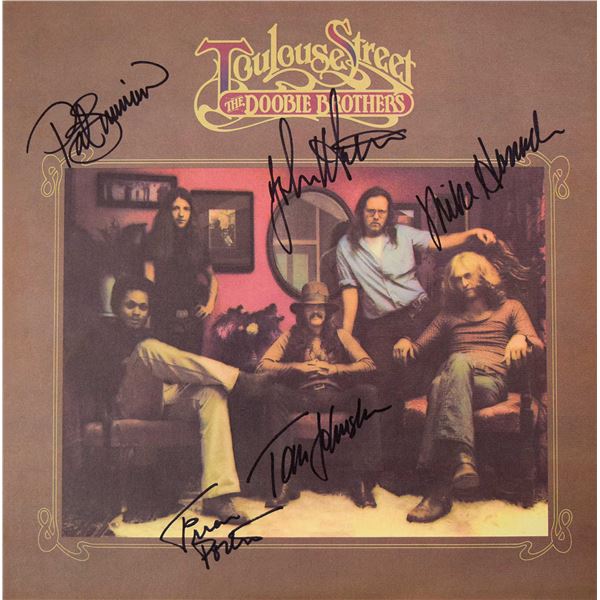 Doobie Brothers Toulouse Street signed album