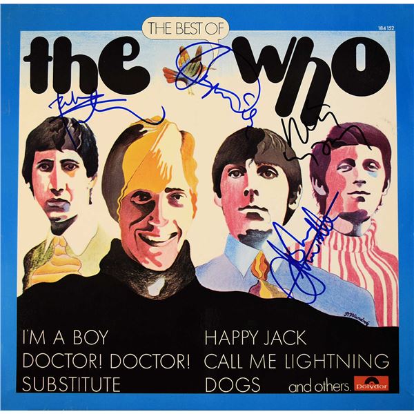 The Who signed The Best Of album